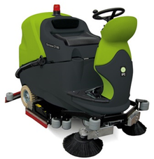 30" IPC Eagle CT160BT75R Cylindrical Riding Scrubber With 330 AH AGM Maintenance Free Batteries