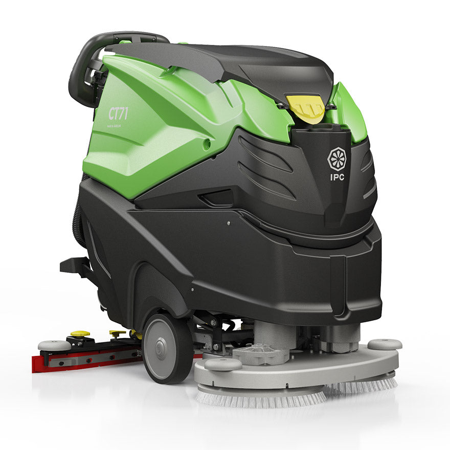 CT71BT70-OBC-135 / 28" Traction Drive Auto Scrubber With 135 AH Maintenance Free Batteries