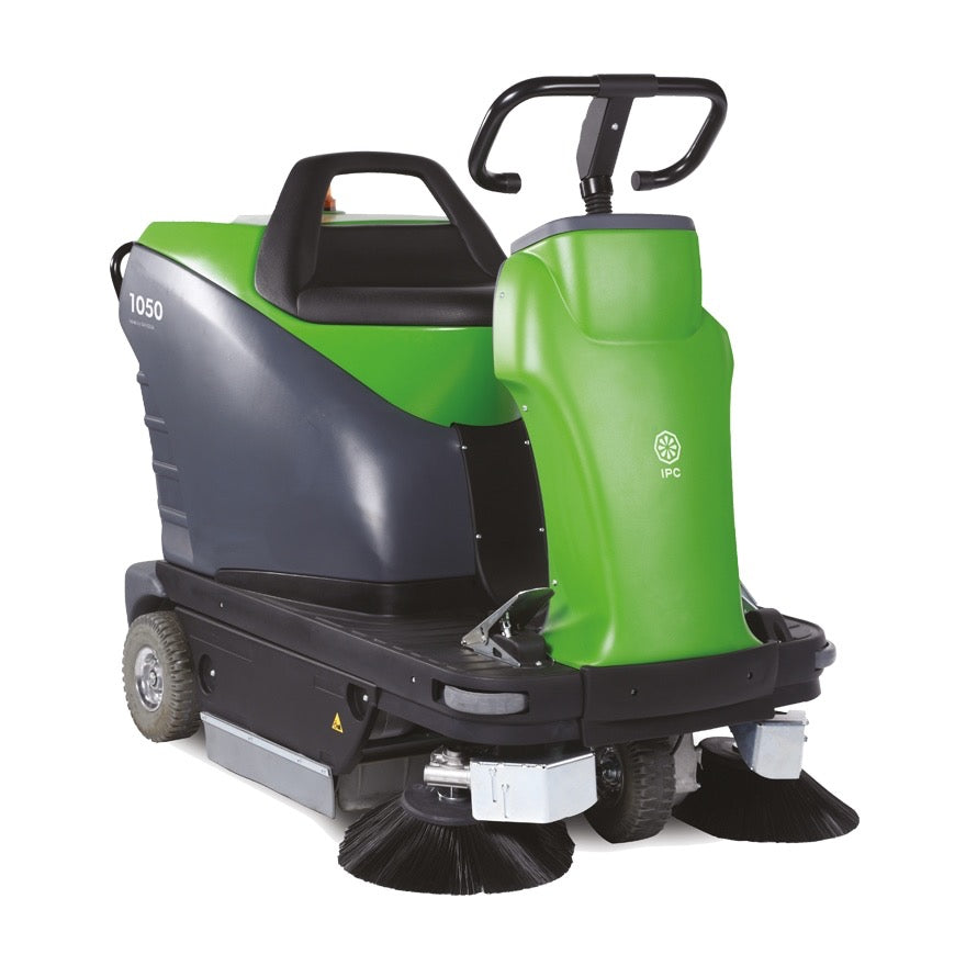 42" IPC Eagle TK1050 Riding Vacuum Sweeper With 215 AH Wet Acid Batteries