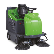 48" IPC Eagle 1280 Riding Vacuum Sweeper With 240 AH Wet Acid Batteries